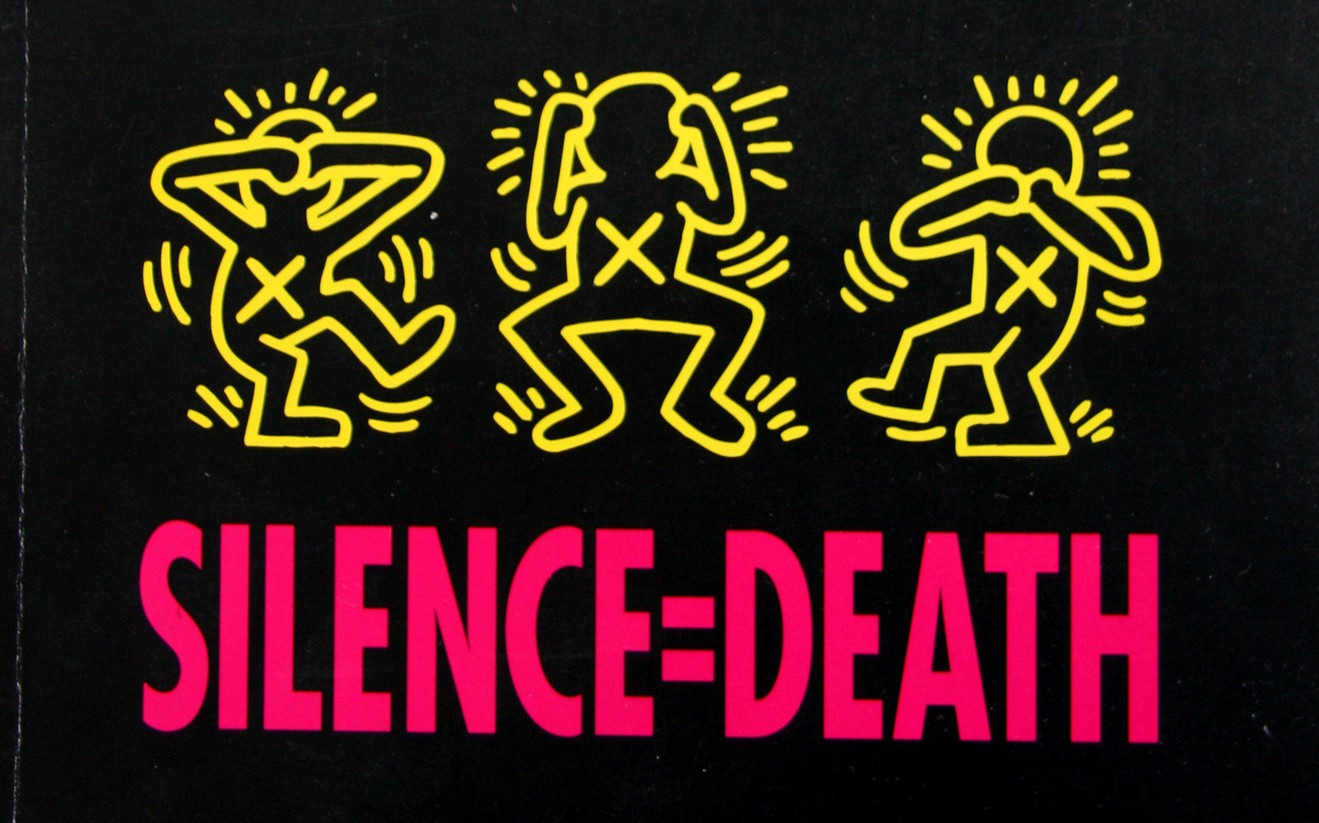 silence-equals-death-keith-haring-poster